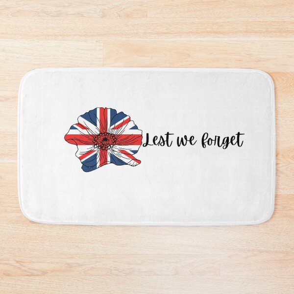 Item preview, Lest we forget union jack designed and sold by DK-PODsolutions.