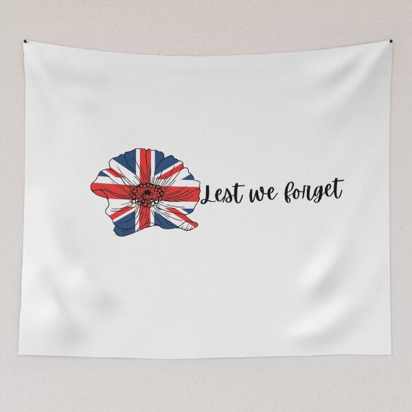 Item preview, Lest we forget union jack designed and sold by DK-PODsolutions.