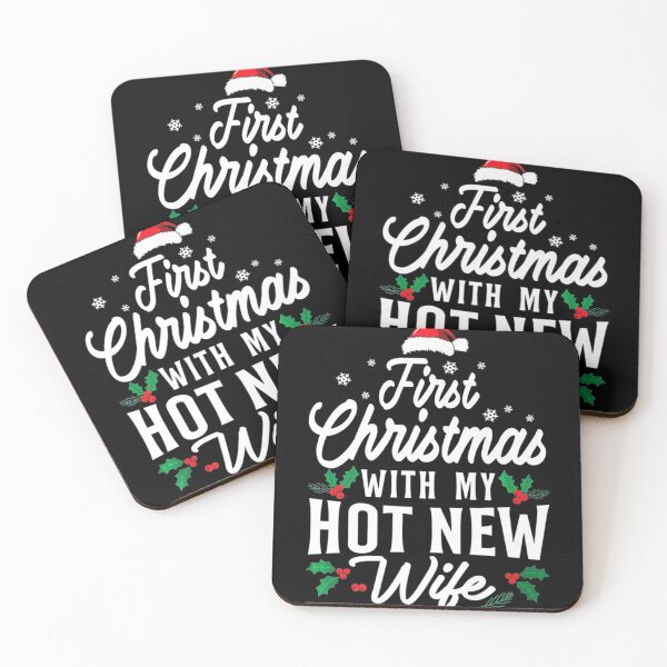 Item preview, First Christmas With My Hot New Wife Funny Xmas Gift designed and sold by EstherWaters411.