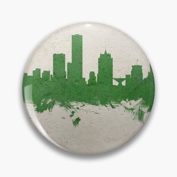 Aperçu de l'œuvre Milwaukee Wisconsin Skyline créée et vendue par ArtPrints.