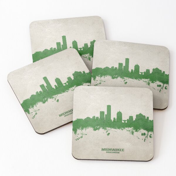 Item preview, Milwaukee Wisconsin Skyline designed and sold by ArtPrints.