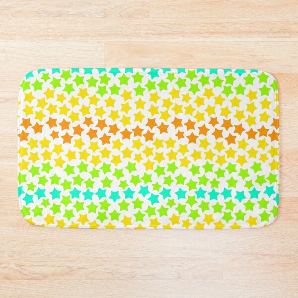 Item preview, Cartoon colorful stars on white pattern designed and sold by natalyon.