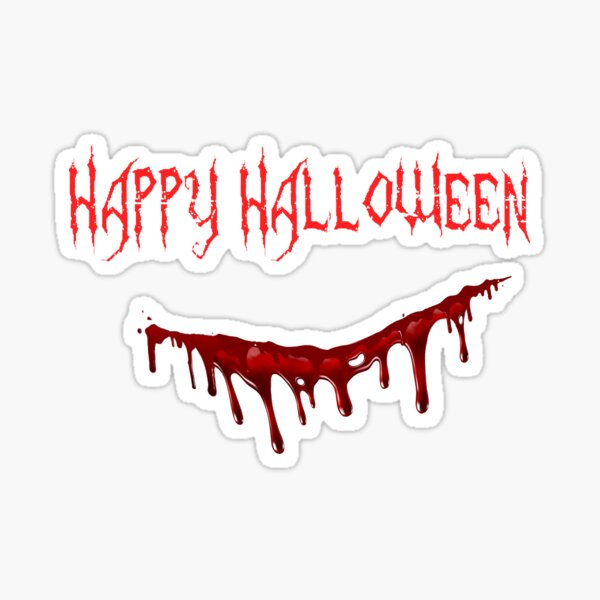 Halloween Slasher Sticker