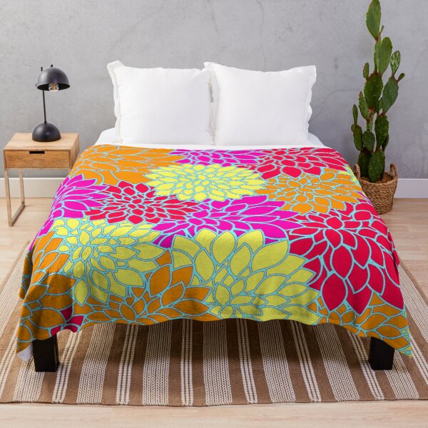 Item preview, Just Dahlias in Multi colors designed and sold by AlteredAtelier.