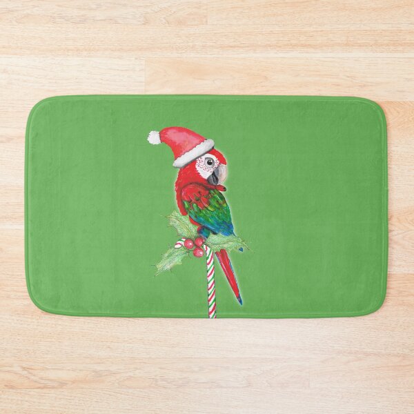 Item preview, Green wing macaw Christmas style designed and sold by Bwiselizzy.