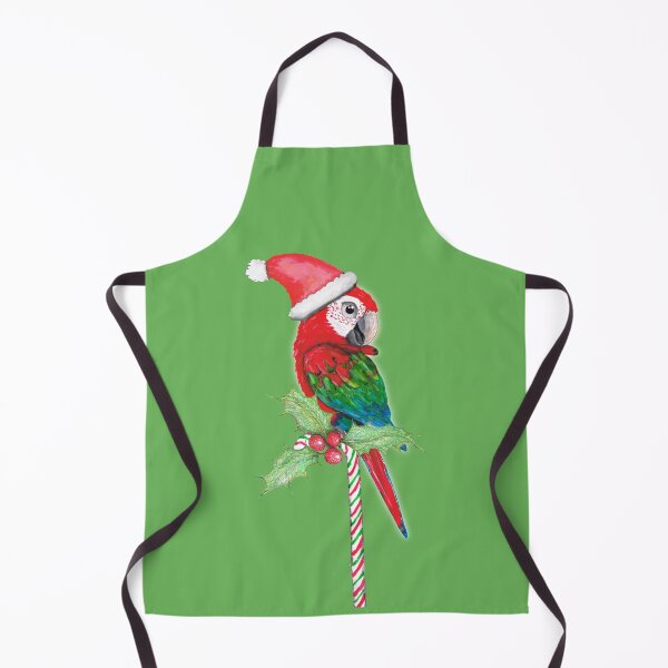 Item preview, Green wing macaw Christmas style designed and sold by Bwiselizzy.