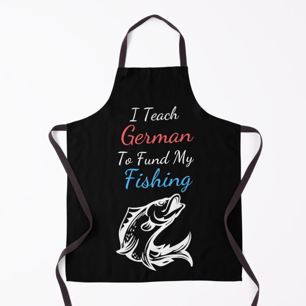 Item preview, Fishing German Teacher designed and sold by SnowballStep.
