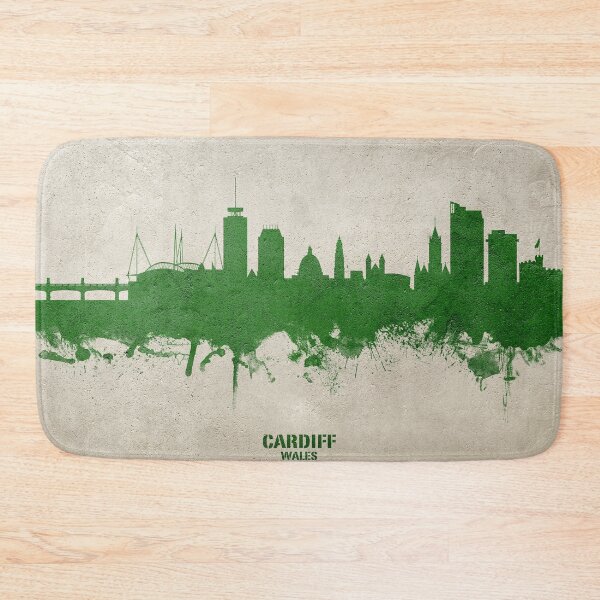 Artikelvorschau, Cardiff Wales Skyline entworfen und verkauft von ArtPrints.
