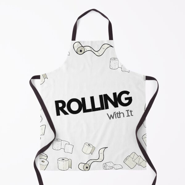 Item preview, Rolling With It Funny Toilet Paper Joke designed and sold by Marguerite Faure.