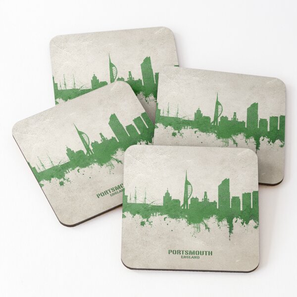 Item preview, Portsmouth England Skyline designed and sold by ArtPrints.