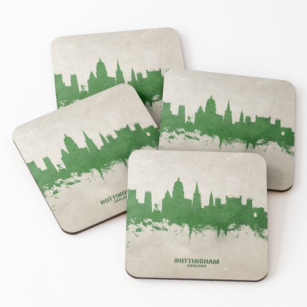 Item preview, Nottingham England Skyline designed and sold by ArtPrints.