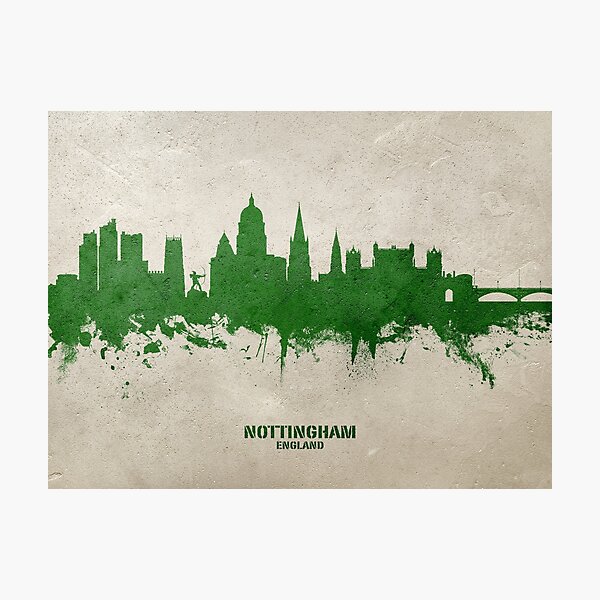 Item preview, Nottingham England Skyline designed and sold by MICHAEL TOMPSETT.