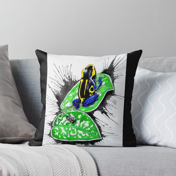 Item preview, T. Bakhuis Dart Frog & Zebra Isopod Watercolor designed and sold by Gyngr-art.