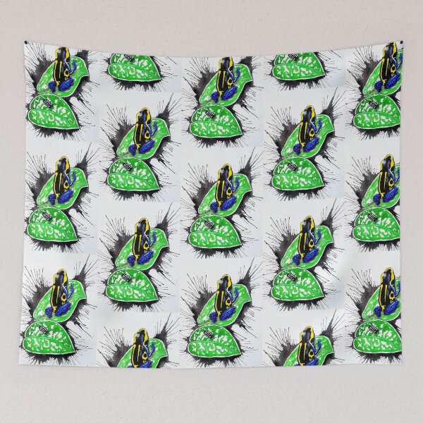 Item preview, T. Bakhuis Dart Frog & Zebra Isopod Watercolor designed and sold by Gyngr-art.