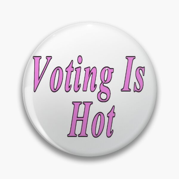 Item preview, voting is hot pink designed and sold by NancyArtDesigns.
