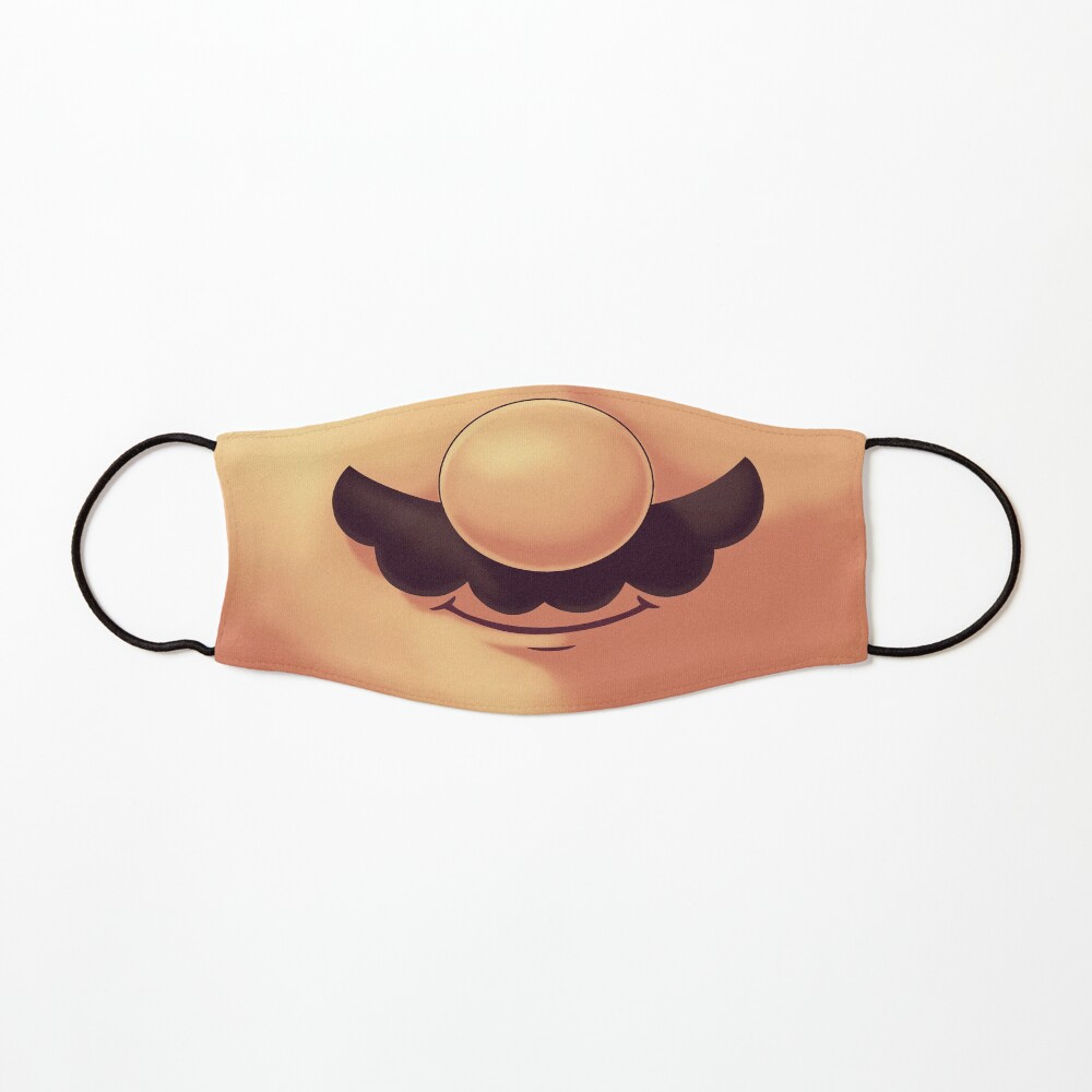 Plumber Mustache Mask // Funny Mouth, Gaming Classics, 80s 90s Platformer Mask