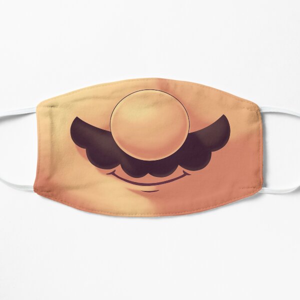 Plumber Mustache Mask // Funny Mouth, Gaming Classics, 80s 90s Platformer Mask
