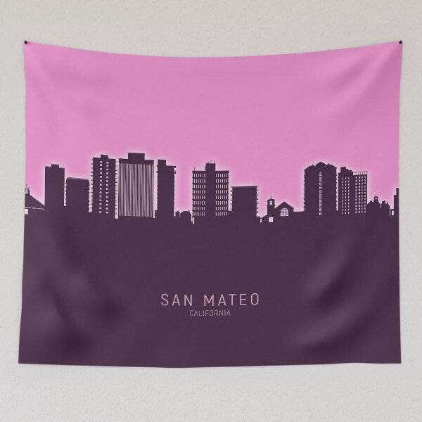 Item preview, San Mateo California Skyline designed and sold by ArtPrints.