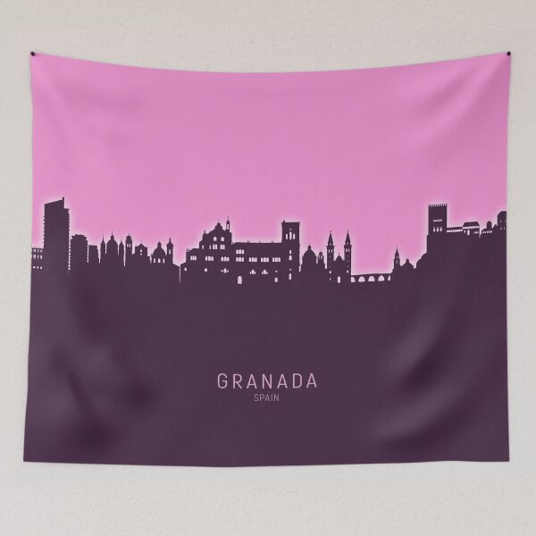 Item preview, Granada Spain Skyline designed and sold by ArtPrints.