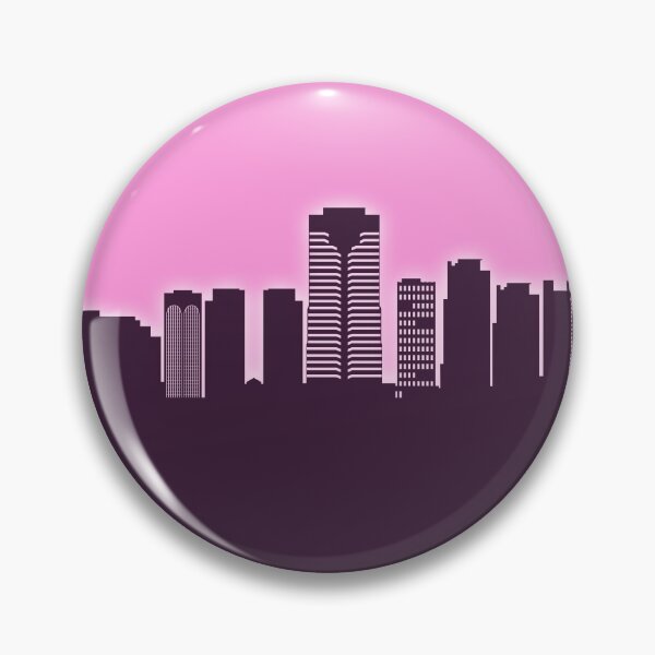 Item preview, Long Beach California Skyline designed and sold by ArtPrints.