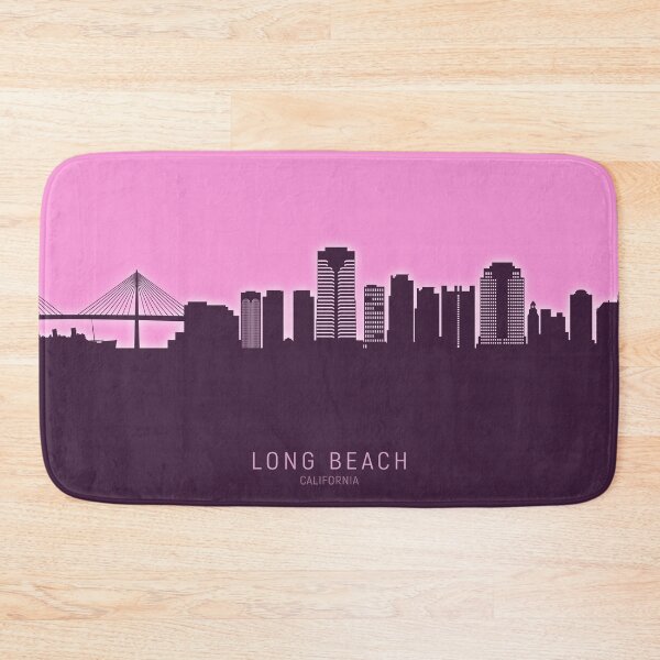 Item preview, Long Beach California Skyline designed and sold by ArtPrints.