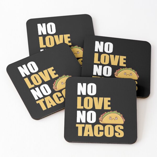 Item preview, No love No TACOS Sarcastic Couple Gift designed and sold by RS-Collections.