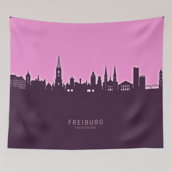 Item preview, Freiburg Germany Skyline designed and sold by ArtPrints.