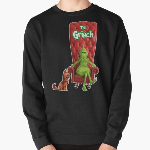 the grinc n dog Pullover Sweatshirt