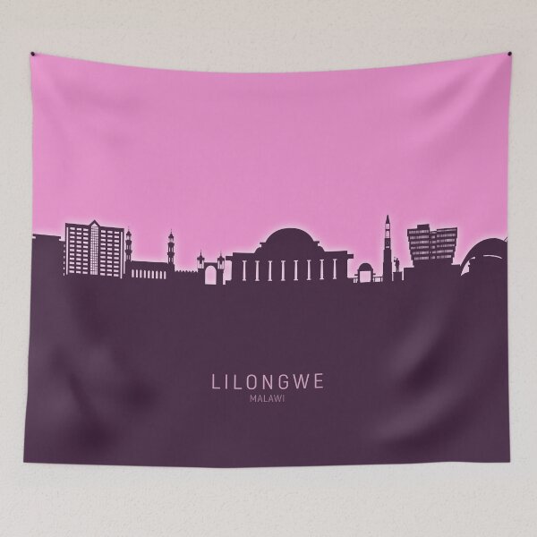 Item preview, Lilongwe Malawi Skyline designed and sold by ArtPrints.