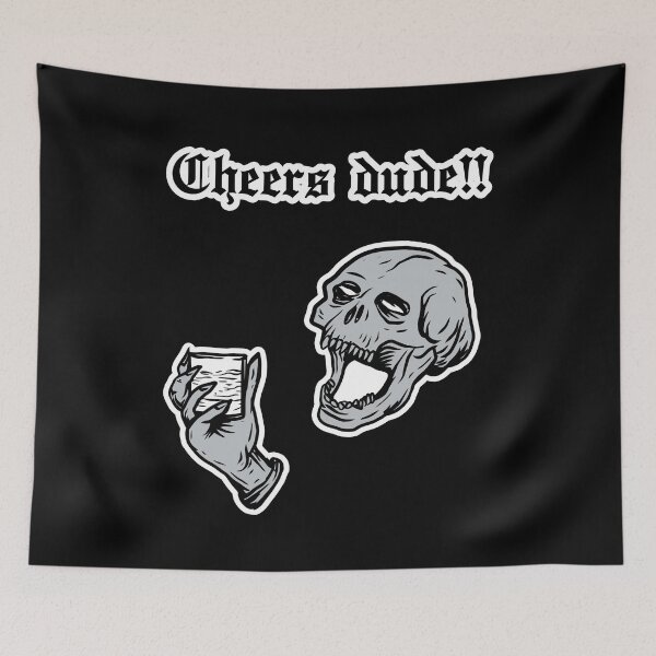 Item preview, Skull Cheers designed and sold by deathanarchy.