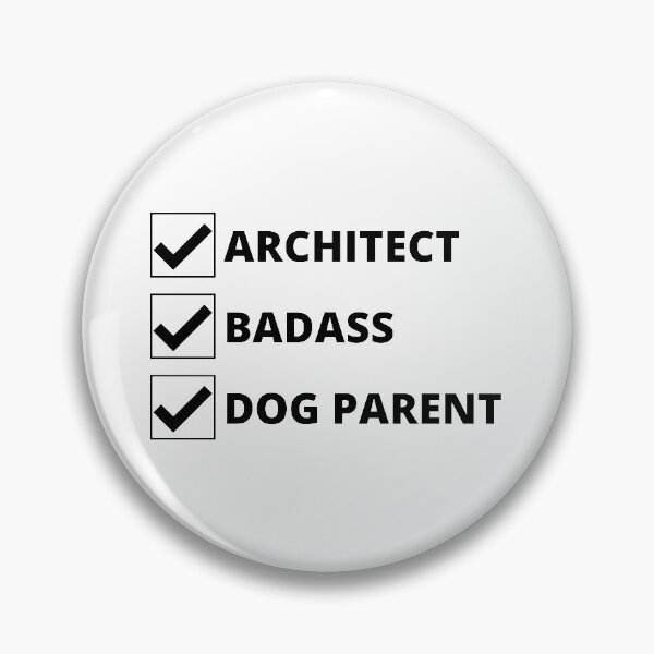 Item preview, Badass Architect Dog Parent Gift for Architect designed and sold by A. P..