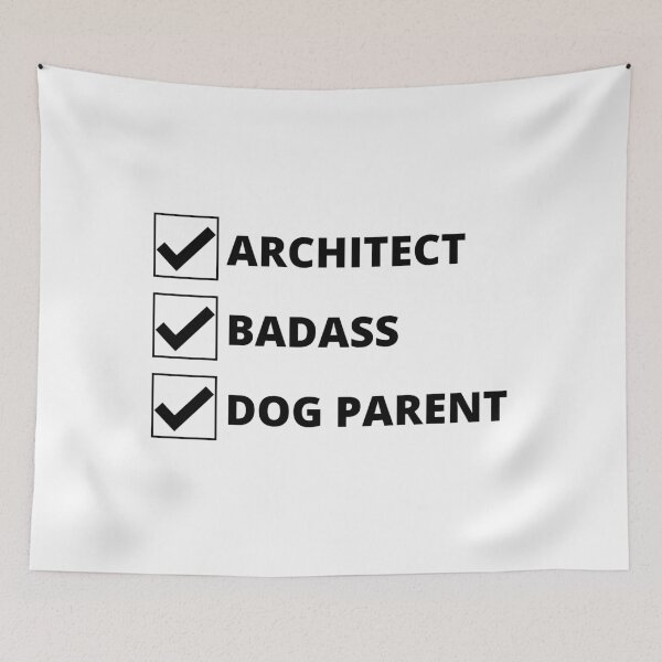 Item preview, Badass Architect Dog Parent Gift for Architect designed and sold by A. P..