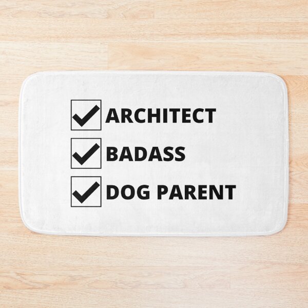 Item preview, Badass Architect Dog Parent Gift for Architect designed and sold by A. P..