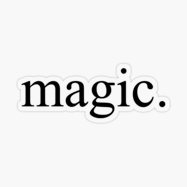 Magic Word Stickers for Sale | Redbubble