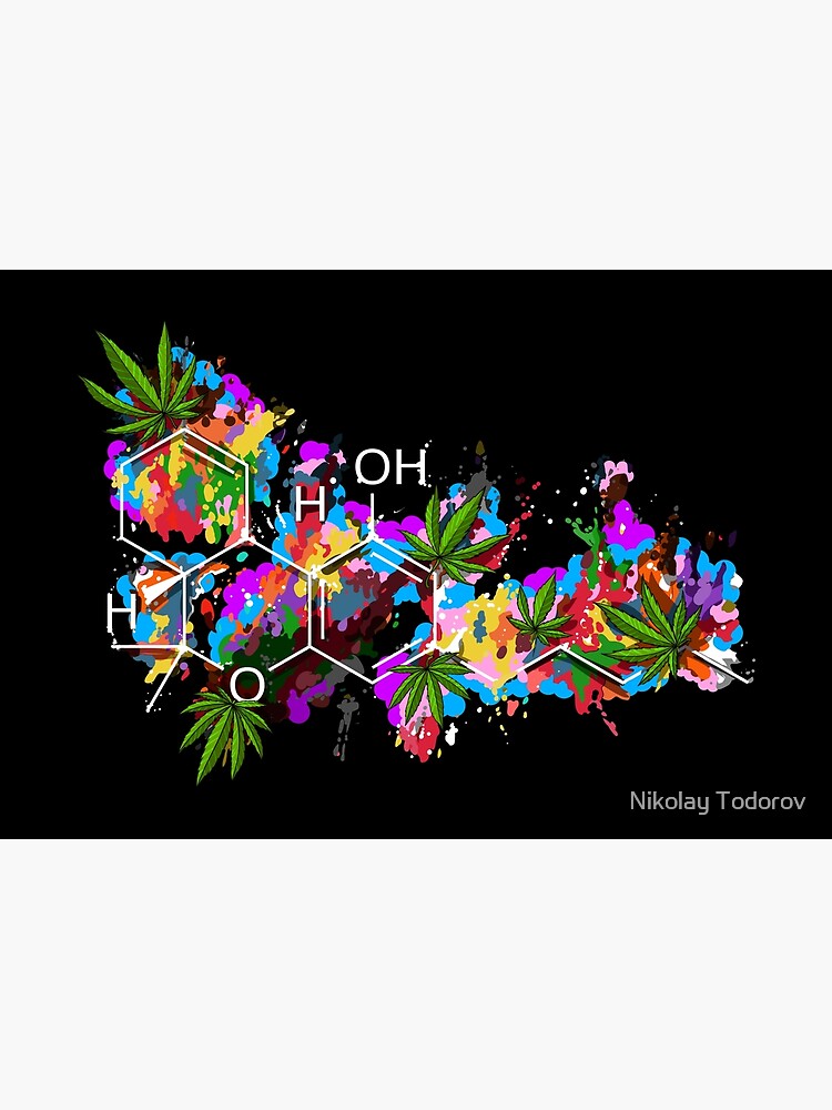 Weed THC Molecule by underheaven