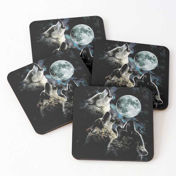 Item preview, Three Wolfies Moon designed and sold by DuongBui.