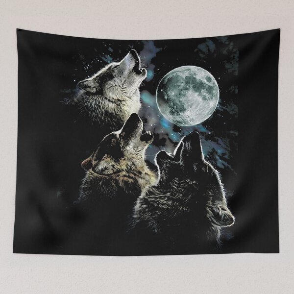 Item preview, Three Wolfies Moon designed and sold by DuongBui.