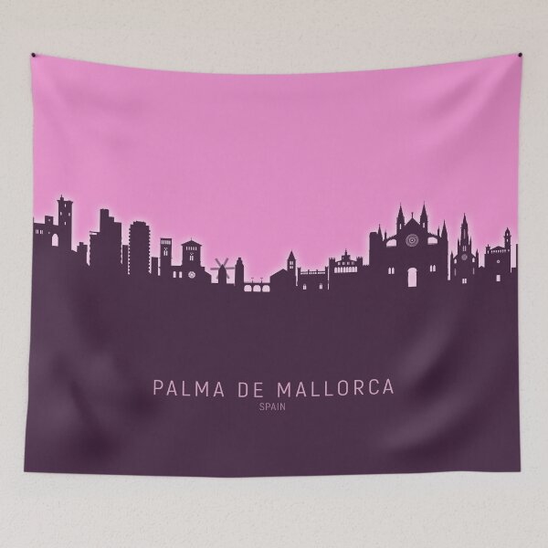 Item preview, Palma de Mallorca Spain Skyline designed and sold by ArtPrints.