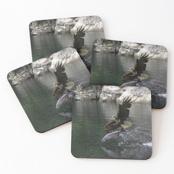 Item preview, Eagle Fishing Salmon Art designed and sold by StevenElliot.
