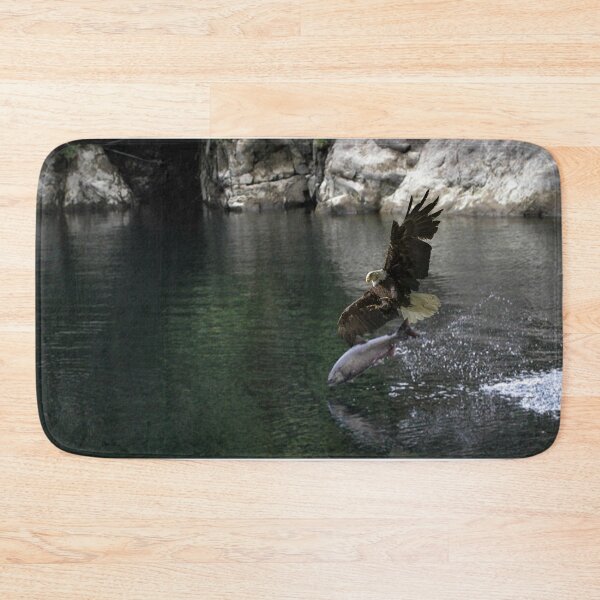 Item preview, Eagle Fishing Salmon Art designed and sold by StevenElliot.