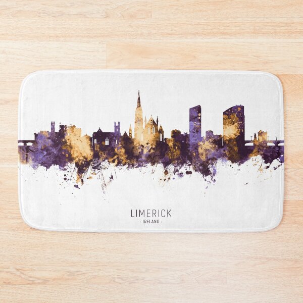 Item preview, Limerick Ireland Skyline designed and sold by ArtPrints.