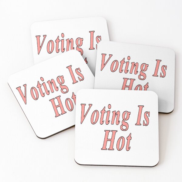 Item preview, Voting Is Hot vote designed and sold by NancyArtDesigns.