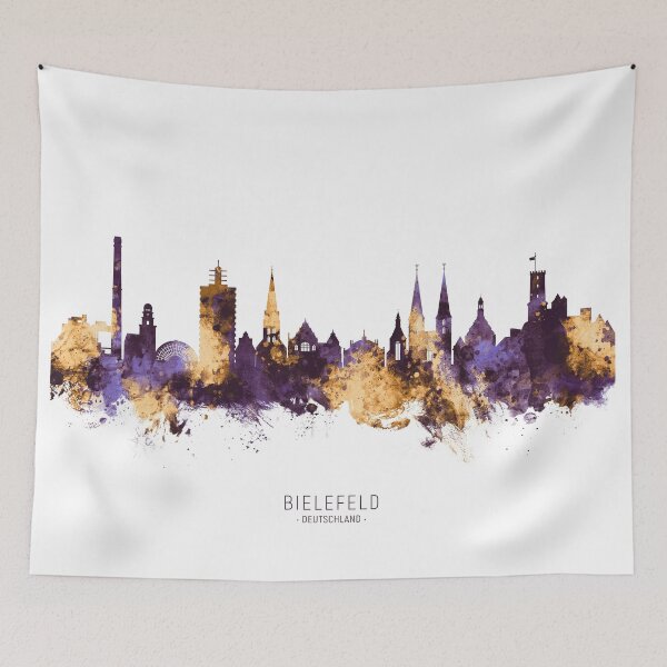 Item preview, Bielefeld Germany Skyline designed and sold by ArtPrints.