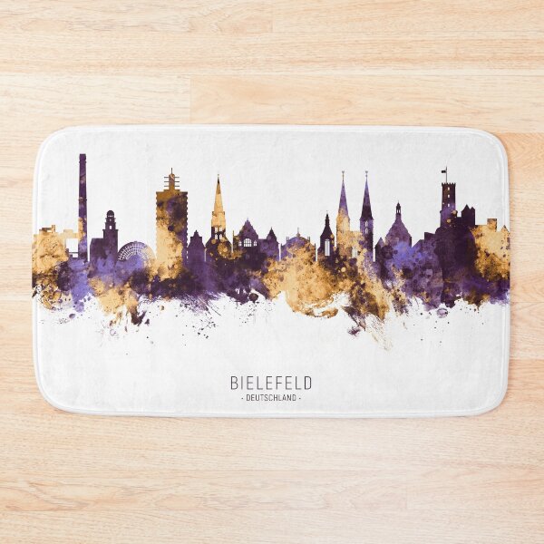 Item preview, Bielefeld Germany Skyline designed and sold by ArtPrints.