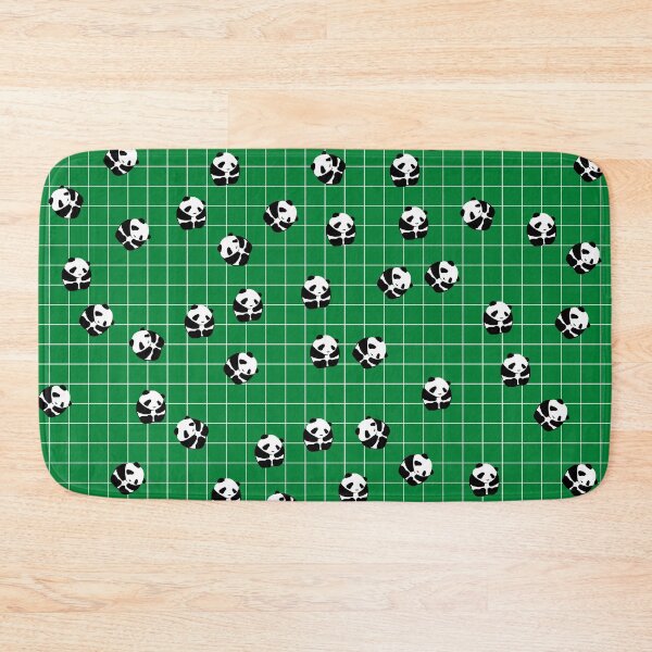 Item preview, Cute Panda Print on Green Background designed and sold by kapotka.