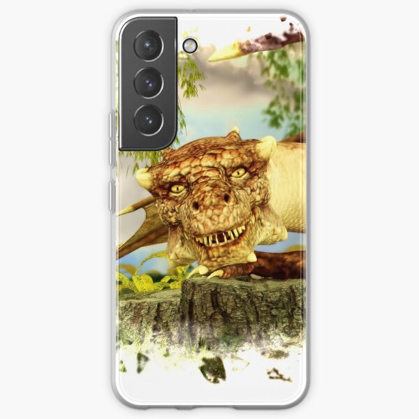 Freundlicher Drache zeigt die Zähne Samsung Galaxy Flexible Hülle