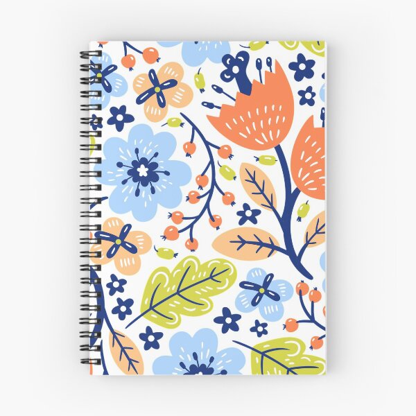 Item preview, patrones de flores de colores designed and sold by Indite.