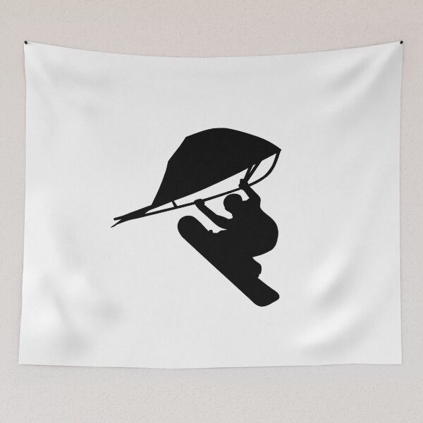 Item preview, Snowboarder with kitewing designed and sold by der-berliner.