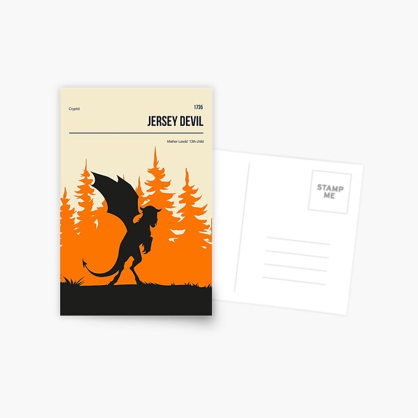 Item preview, Jersey Devil Cryptid Book Cover Poster designed and sold by Stadify.