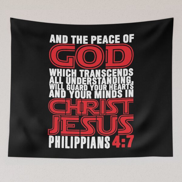Item preview, Philippians 4:7 Will Guard Your Hearts And Your Minds In Christ Jesus designed and sold by plushism.